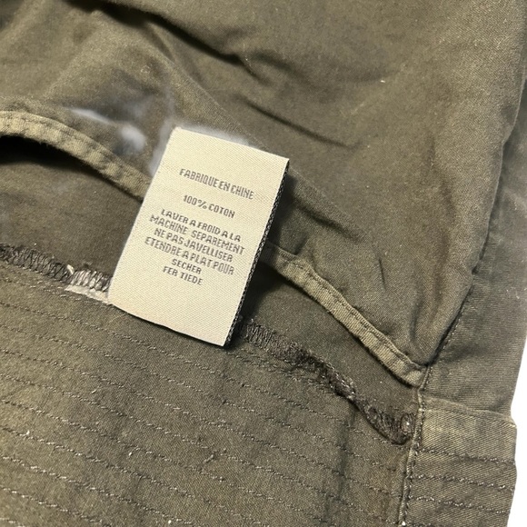 Lily Aldridge for Velvet Ruby Lightweight Utility Army Jacket Gray Size XS - Picture 13 of 14